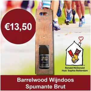  HomeWalk: Barrelwood wijndoos met Spumante Brut, Cantine Ravazzi