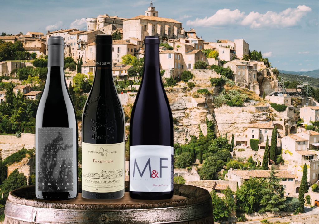 Nieuwe wijnen vol en aromatisch Chateauneuf du Pape