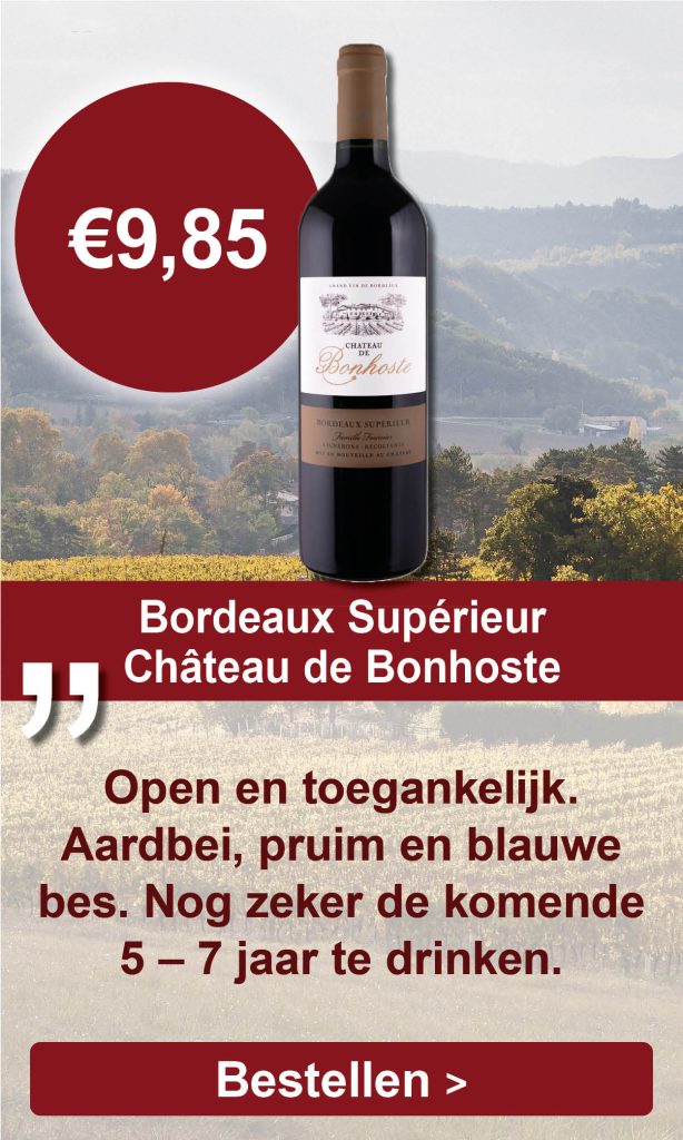Bordeaux Supérieur, 2019, Château de Bonhoste, Frankrijk