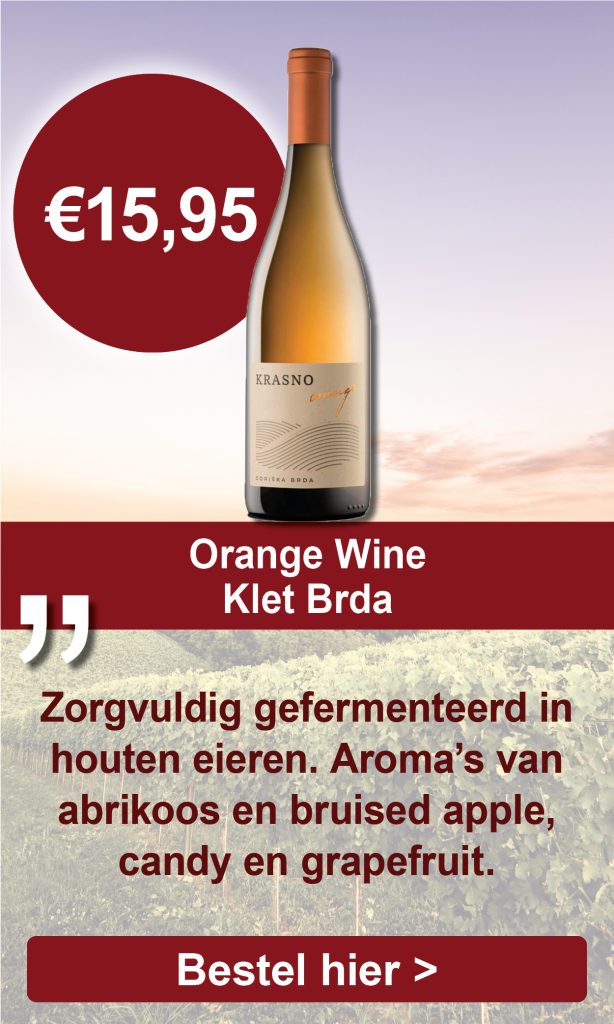 Orange wine, Rebula, Malvasia, Sauvigonasse, Klet Brda, Krasno, 2019