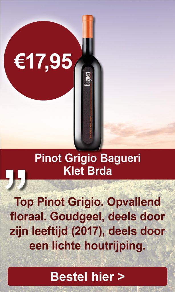 Pinot Grigio, Klet Brda, Bagueri, 2017