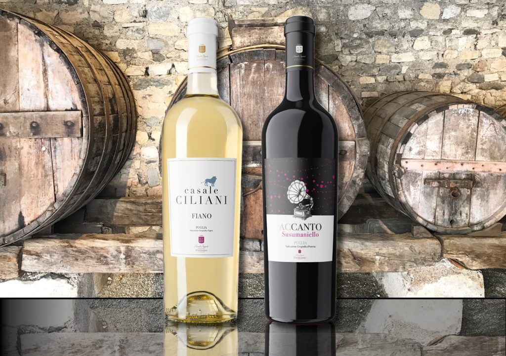 bijzondere wijnen in het assortiment  Susumaniello en Fiano.