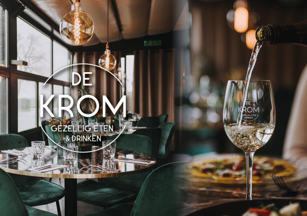 Restaurant De Krom Oud-Alblas Wijnarrangement gezellig eten en drinken