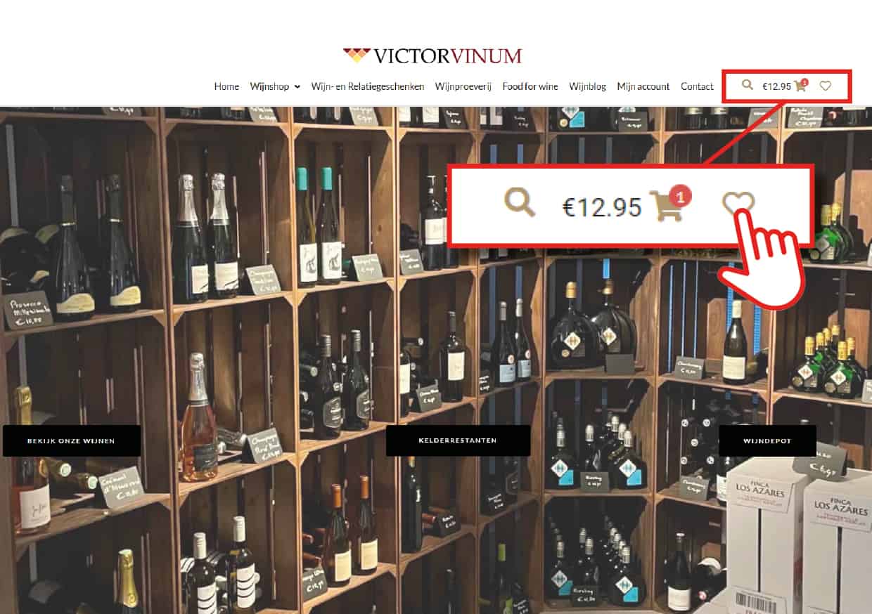 VictorVinum Wijnfavorieten Zoekfunctie Wijn bestellen Oud-Alblas Alblasserdam Papendrecht