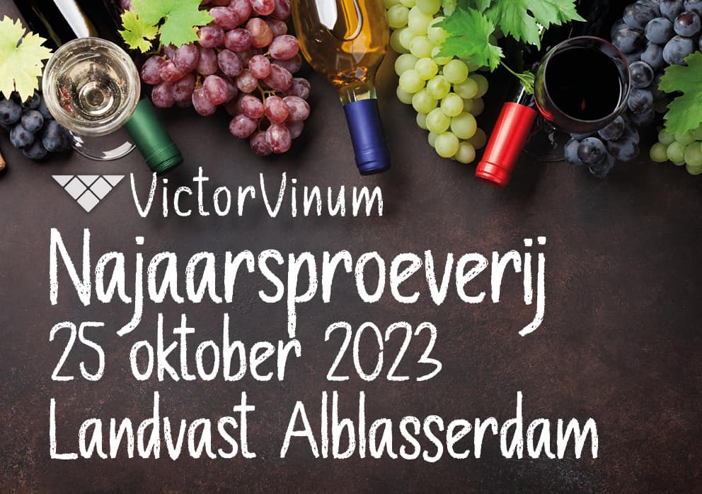 Uitnodiging voor de Wijnproeverij VictorVinum Landvast Alblasserdam