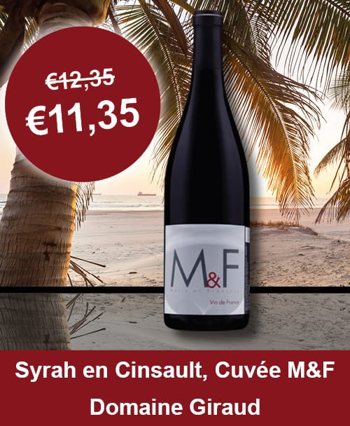 Syrah en Cinsault, Cuvée M&F 2020, Domaine Giraud, Frankrijk