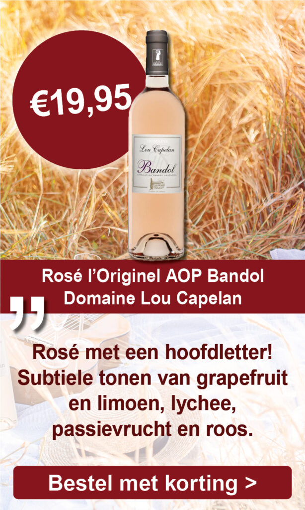 Korting op rosé Rosé l’Originel, AOP Bandol, 2020, Domaine Lou Capelan, Frankrijk