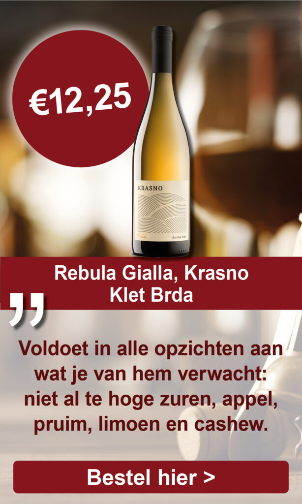Rebula-wijnen Rebula Gialla, Klet Brda, Krasno, 2021