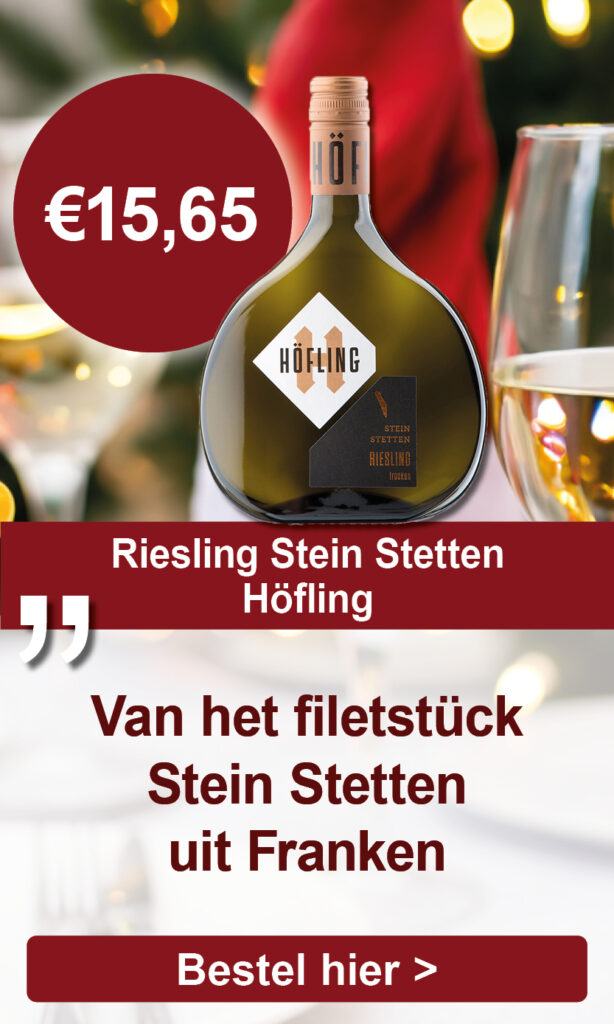 Riesling Stein Stetten 2018, Franken, Höfling, Duitsland