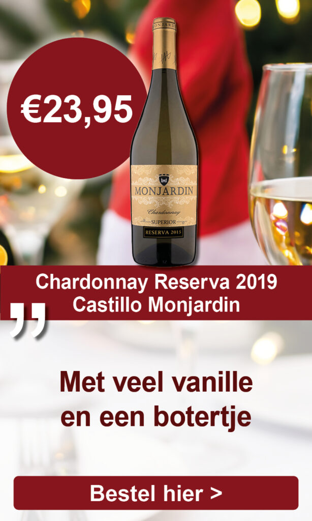 Chardonnay reserva 2019, Castillo Monjardin, Spanje