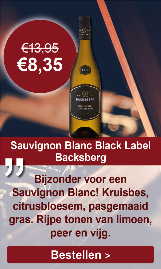 Sauvignon Blanc Black Label Range, 2019 Backsberg, Zuid-Afrika
