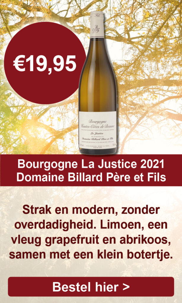 Bourgogne, Domaine Billard Père et Fils, Hautes-Côtes de Beaune AOP, La Justice 2021, Frankrijk