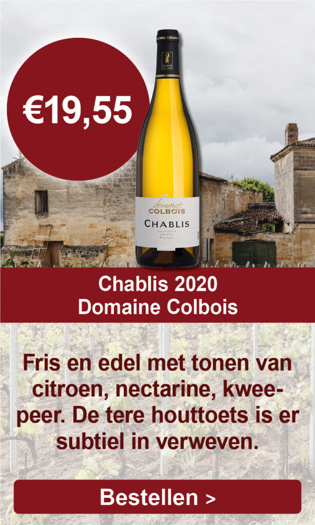 Chablis 2020, Domaine Colbois, Frankrijk