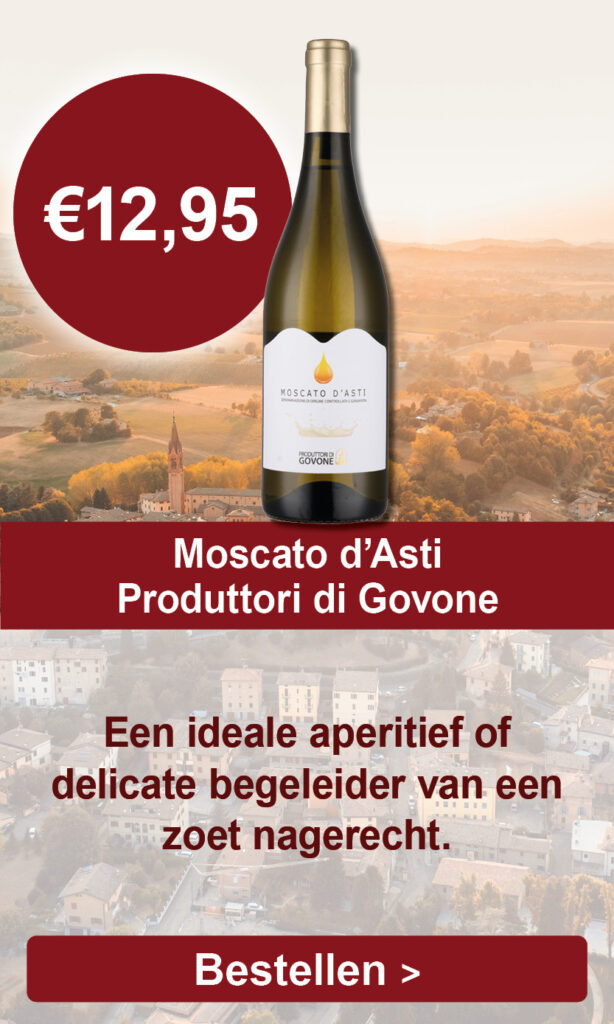 Nieuwe wijnen Moscato d’Asti DOCG 2023 DOC, Italië