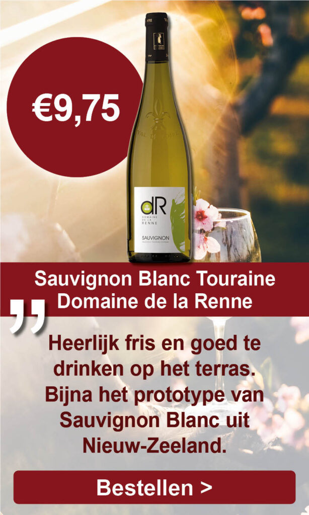 Sauvignon Blanc Touraine, 2022, Domaine de la Renne, Frankrijk Zomerwijnen in de aanbieding