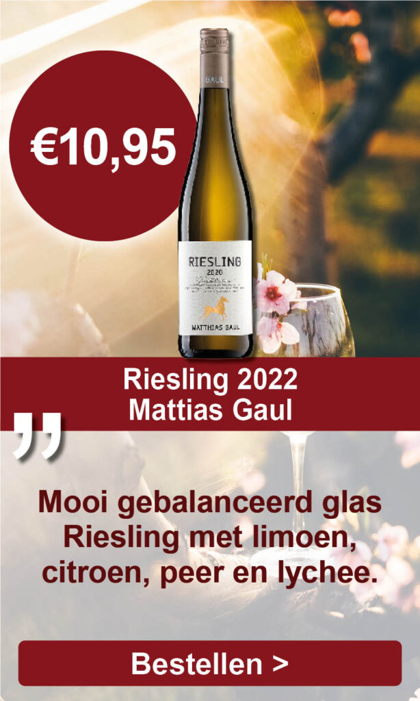 Riesling 2022, Mattias Gaul, Pfalz, Duitsland Zomerwijnen in de aanbieding