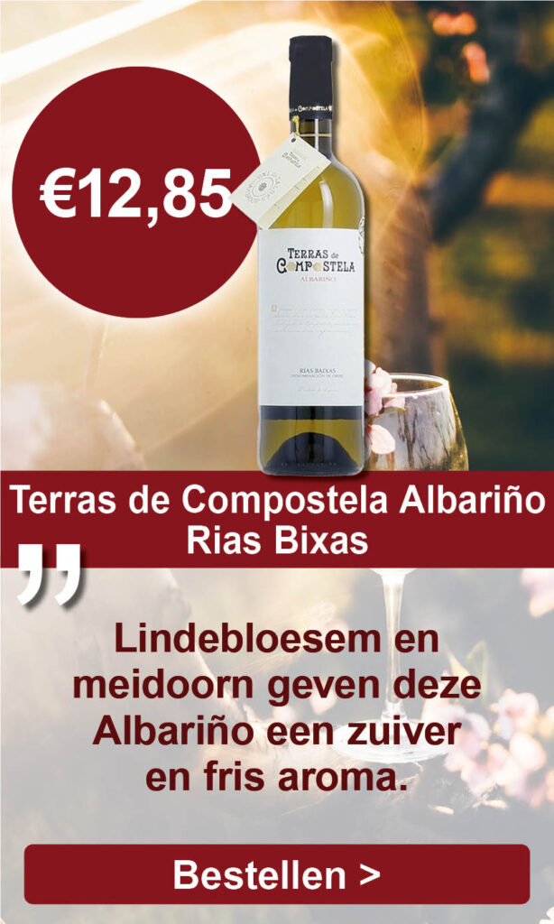 Terras de Compostela, Albariño, 2021, DO Rias Baixas, Spanje Zomerwijnen in de aanbieding