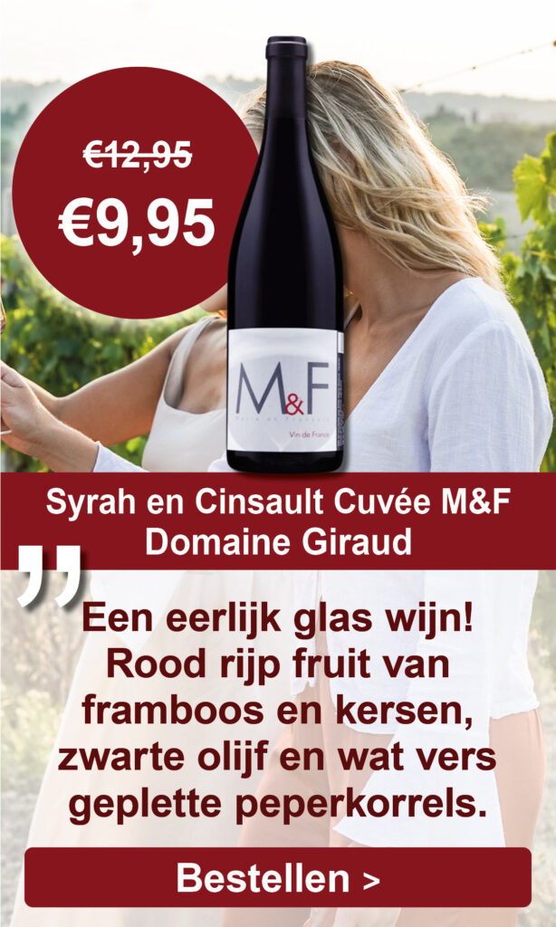Syrah en Cinsault, Cuvée M&F 2020, Domaine Giraud, Frankrijk