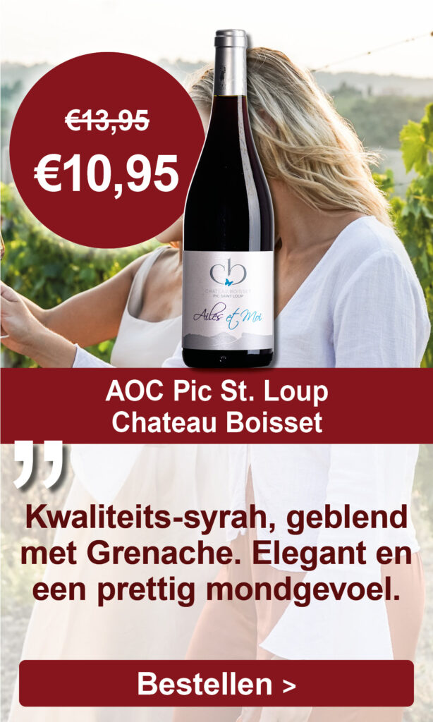 Ailes et Moi, AOC Pic St. Loup, 2018, Château Boisset, Languedoc, Frankrijk
