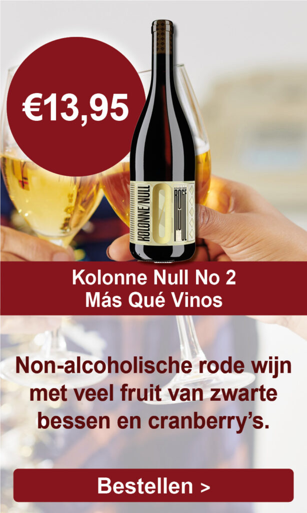 Kolonne Null No 2 alcoholvrij rood alcoholvrije wijnen